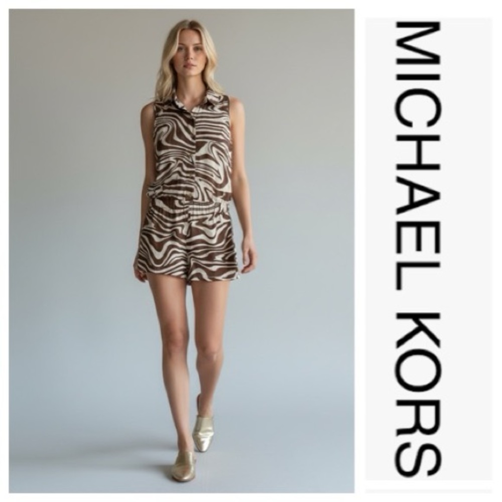 Michael Kors Zebra Print Mini Dress
